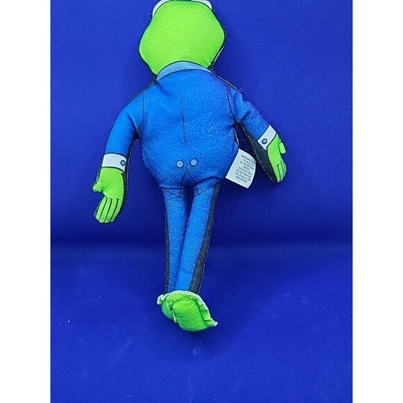 Vintage Blockbuster Kermit the Frog Soft Plush Toy 1998 The Muppets 8 inches - Picture 6 of 7